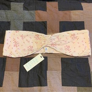 Frankie’s Bikini’s Jeanette Bandeaux too Sweet Rose